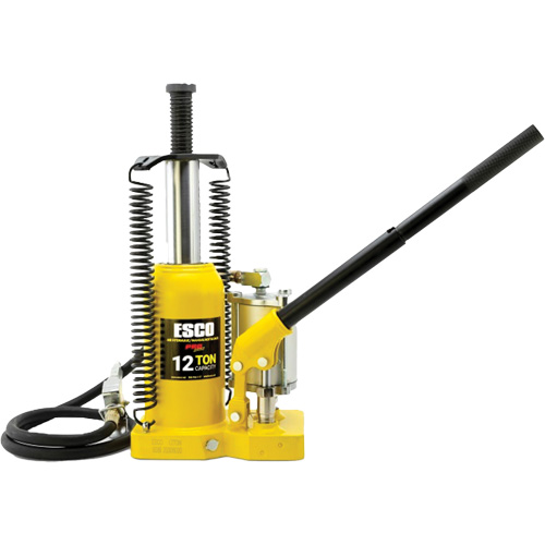 Pro Series Bottle Jack, 12 Ton(s), Air Hydraulic, 18-1/2" Raised Height Nuna Depot Inc.