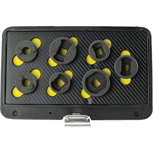 Threaded Leaf Spring Shackle Pin Remover & Installation Master Set, 7 Pieces, 1/2" Drive Size Nuna Depot Inc.