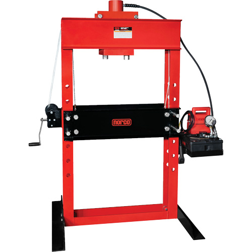 Electro/Hydraulic Pump Operated Shop Press, 50 tons Capacity Nuna Depot Inc.