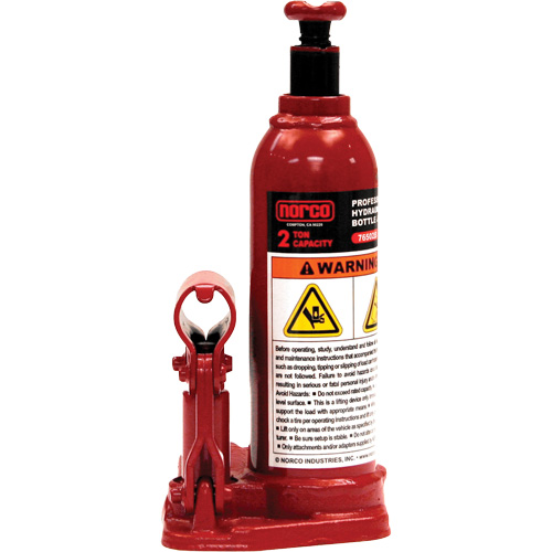Professional Hydraulic Bottle Jack, 2 Ton(s), 14-1/2" Raised Height Nuna Depot Inc.