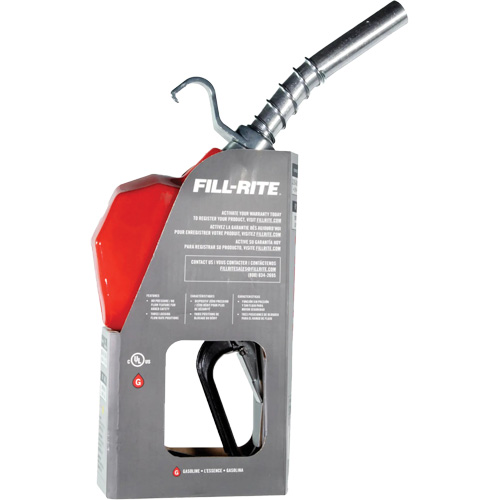 Red Automatic Gasoline Spout Nozzle Nuna Depot Inc.