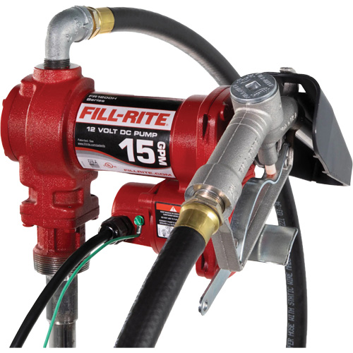 12V DC Fuel Transfer Pump with Nozzle Nuna Depot Inc.
