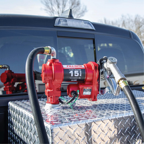 12V DC Fuel Transfer Pump with Nozzle Nuna Depot Inc.