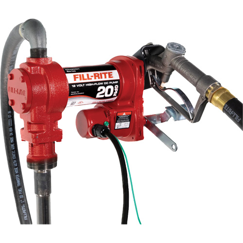Pompe de transfert de carburant 12 V CC avec pistolet Nuna Depot Inc.