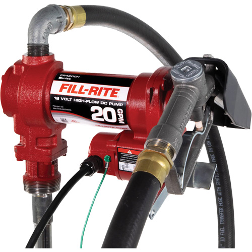 Pompe de transfert de carburant 12 V CC avec pistolet Nuna Depot Inc.