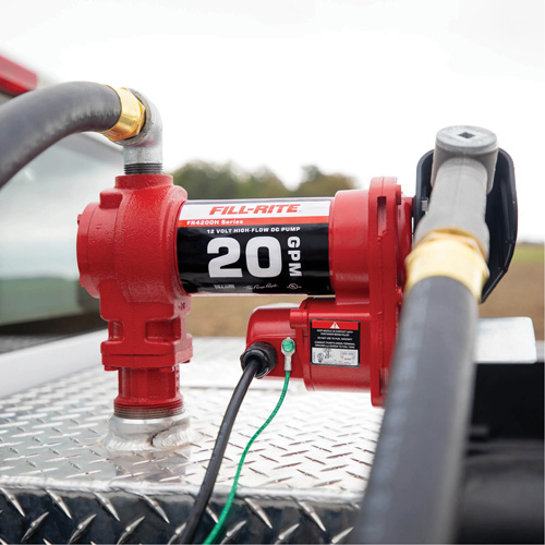Pompe de transfert de carburant 12 V CC avec pistolet Nuna Depot Inc.