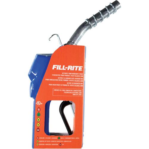 Blue Cold Weather Automatic Diesel Spout Nozzle Nuna Depot Inc.