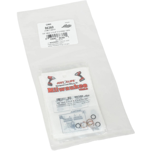 Jeu de clips et joints toriques de 3/8 po pour Milwaukee - en vrac Nuna Depot Inc.