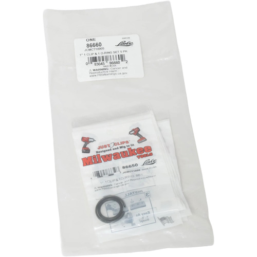 1" Clips & O-Rings Set for Milwaukee - Bulk Nuna Depot Inc.
