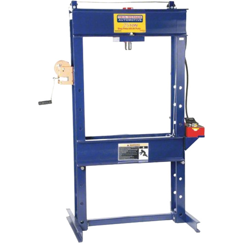Shop Press with Air Pump, 25 tons Capacity Nuna Depot Inc.