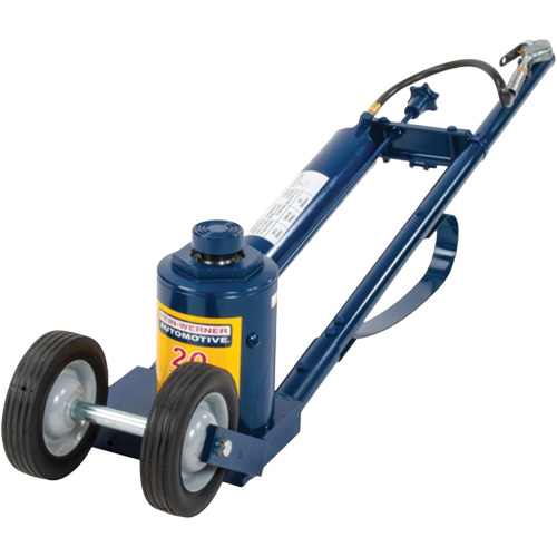 Cric pneumatique pour camion, 20 tonne(s) Capacit&eacute;, 9-1/2" Abaiss&eacute;e, 17-1/2" &eacute;lev&eacute;e, Air comprim&eacute;/hydraulique Nuna Depot Inc.