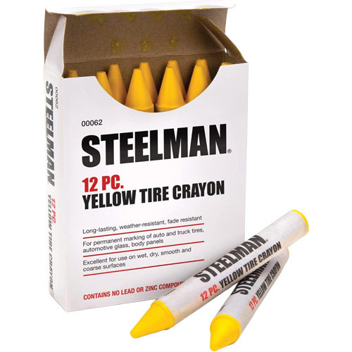 Semi-Permanent Yellow Tire Marking Crayons Nuna Depot Inc.