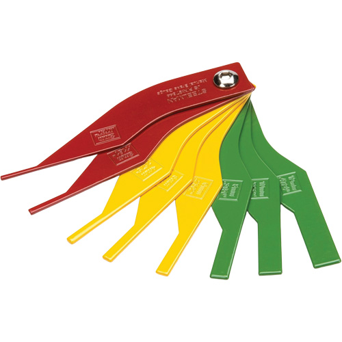 8-Piece Colour-Coded Brake Lining Thickness Gauge Nuna Depot Inc.