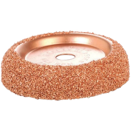 Roue de tamponnage et d'abrasion en carbure de tungst&egrave;ne pour tampon de pneu &agrave; basse vitesse, Diam&egrave;tre 2-3/5", 4,5" lo, 4" la, Hauteur 1,1" Nuna Depot Inc.