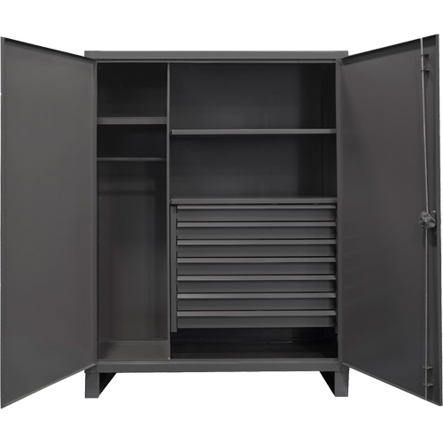 Vestiaire tr&egrave;s robuste, Acier, 48" la x 24" p x 78" h, Gris Nuna Depot Inc.