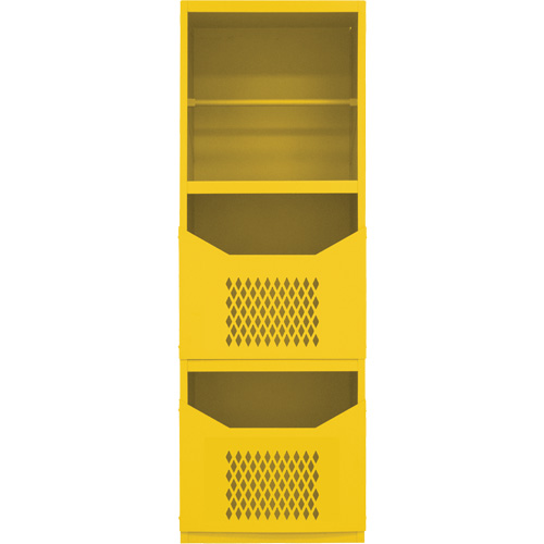 Armoire pour le contr&ocirc;le des d&eacute;versements, 1 Tablettes, 72" h x 24" la x 24" p, Acier, Jaune Nuna Depot Inc.