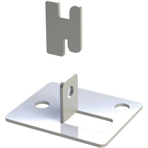Patte d'assise pour rayonnage enclenchable Interlok Nuna Depot Inc.