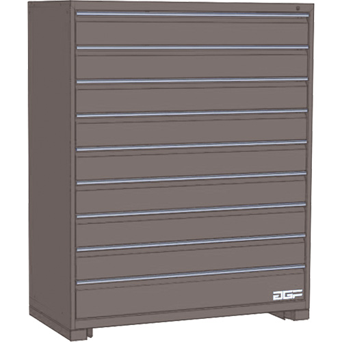 Armoire &agrave; tiroirs modulaire, 9 tiroirs, 24" la x 24" p x 60" h, Gris Nuna Depot Inc.