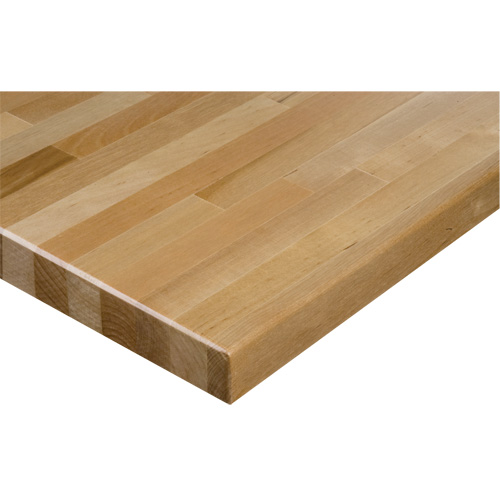 Dessus d'&eacute;tabli en bois dur, 72" la x 36" p, Bordure Carr&eacute;e, &eacute;paisseur 1-1/4" Nuna Depot Inc.