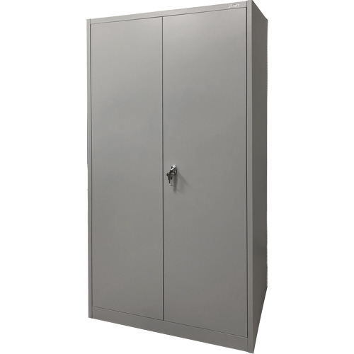 Storage Cabinet, Steel, 4 Shelves, 78" H x 36" W x 24" D, Grey Nuna Depot Inc.
