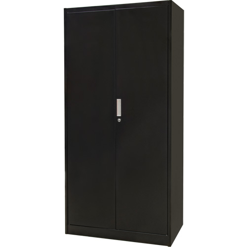 Combination Storage Cabinet, 36" W x 18" D x 72" H, Black Nuna Depot Inc.