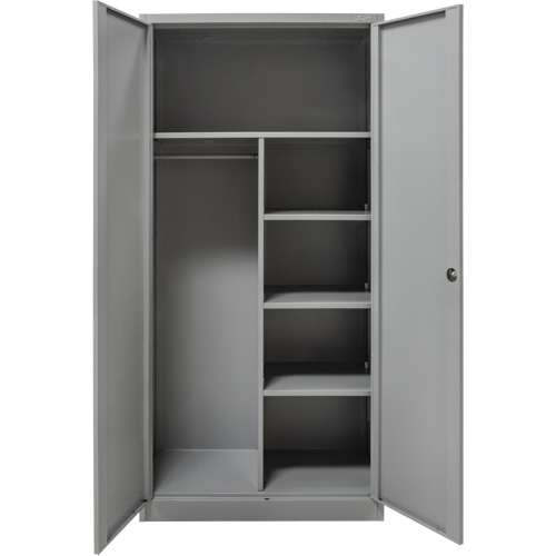 Armoire de rangement combin&eacute;e, 36" la x 18" p x 72" h, Gris Nuna Depot Inc.
