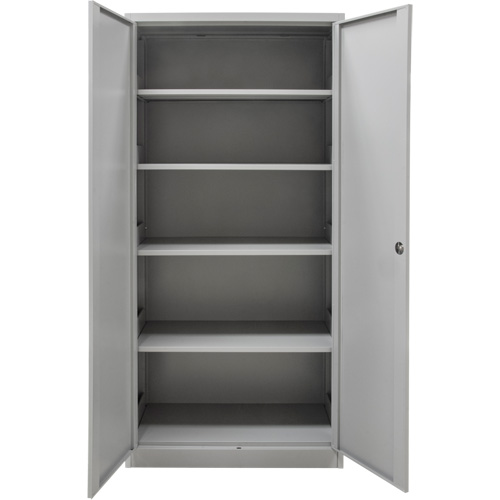 Armoires de rangement Hi-Boy, Acier, 4 Tablettes, 72" h x 36" la x 18" P, Gris Nuna Depot Inc.