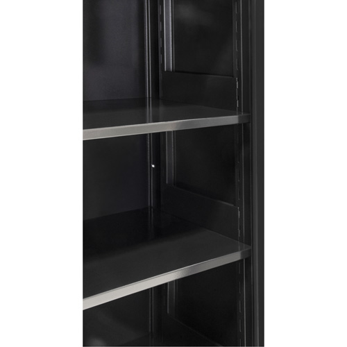 Hi-Boy Storage Cabinet, Steel, 4 Shelves, 72" H x 36" W x 18" D, Black Nuna Depot Inc.
