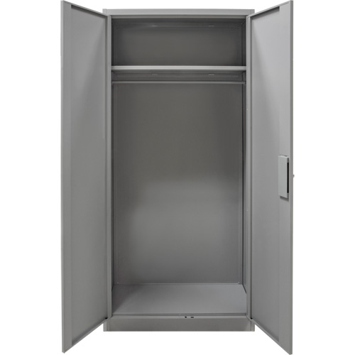 Armoire garde-robe, Acier, 36" la x 18" p x 72" h, Gris Nuna Depot Inc.