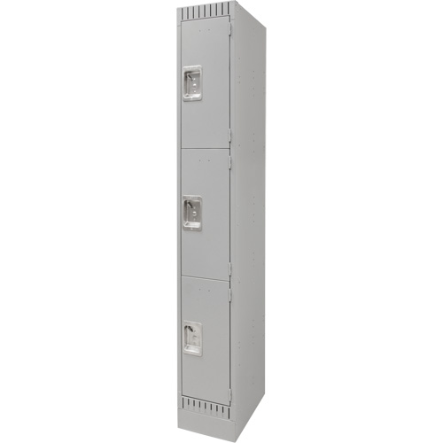 Casiers, 3 niveaux, 12" x 18" x 76", Acier, Gris, D&eacute;mont&eacute; Nuna Depot Inc.