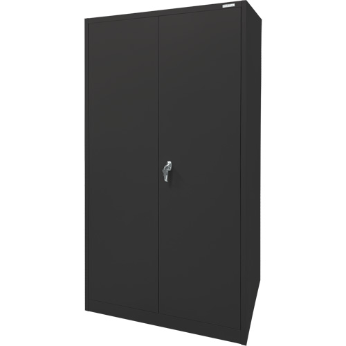 Storage Cabinet, Steel, 4 Shelves, 78" H x 36" W x 24" D, Black Nuna Depot Inc.