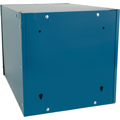 Stackable Cube Locker, 12" x 18" x 12", Steel, Blue, Knocked Down Nuna Depot Inc.
