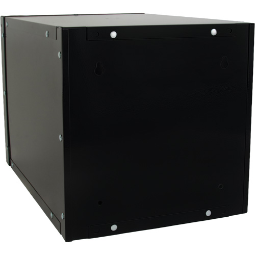 Stackable Cube Locker, 12" x 18" x 12", Steel, Black, Knocked Down Nuna Depot Inc.