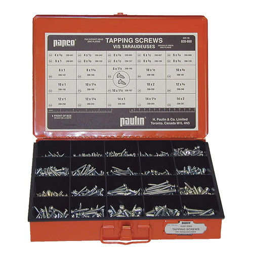 Assortiment de vis de taroudage de douille &agrave; pan Nuna Depot Inc.