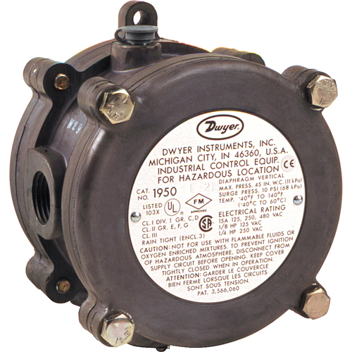 CONTACT PRESSION DIFFER..15/.5"WC,ANTIDE.INUTILI Nuna Depot Inc.