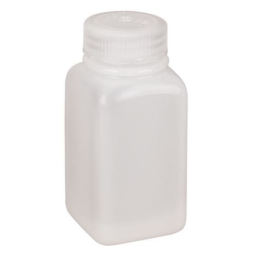 Easy-Grip Space-Saver Bottles, Square, 6 oz., Plastic Nuna Depot Inc.