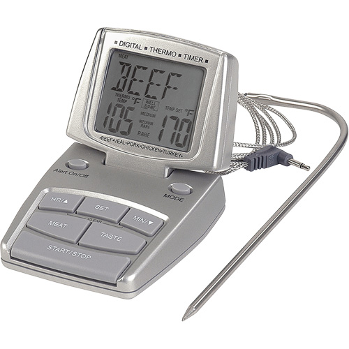 Meat Thermometer, Contact, Digital, 14-392°F (10-200°C) Nuna Depot Inc.