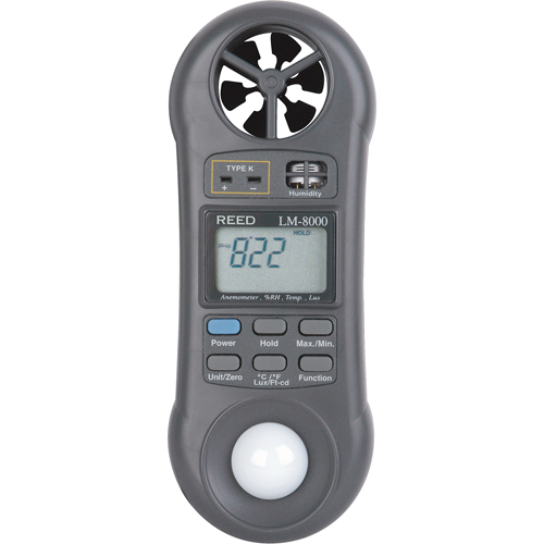Thermo-Anemometer with ISO Certificate, Not Data Logging, 0.2 - 30.0 m/sec Air Velocity Range Nuna Depot Inc.