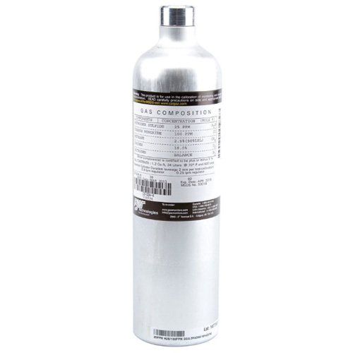 Calibration Testing Gas Cylinder, 1 Gas Mix, H2S, 58 Litres Nuna Depot Inc.