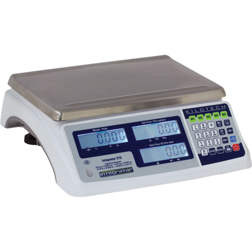 Balance &agrave; calcul de prix Integrator C30, Capacit&eacute; 60 lb / 30 kg, Graduations 0,02 lb / 0,005 kg Nuna Depot Inc.