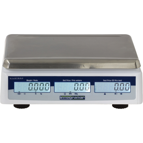 Balance &agrave; calcul de prix Integrator C30, Capacit&eacute; 60 lb / 30 kg, Graduations 0,02 lb / 0,005 kg Nuna Depot Inc.