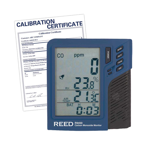 Compteur de monoxyde de carbone avec temp&eacute;rature et humidit&eacute; (comprend certificat ISO) Nuna Depot Inc.