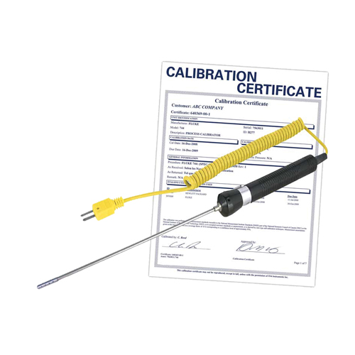 Air/Gas Thermocouple Probe with Calibration Certificate, 900 °C (1652°F) Max. Temp. Nuna Depot Inc.