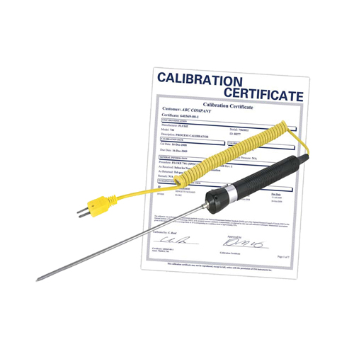 Needle Tip Thermocouple Probe with Calibration Certificate, 600 °C (1112°F) Max. Temp. Nuna Depot Inc.