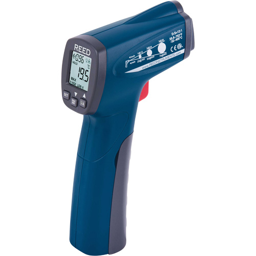 Thermom&egrave;tre &agrave; infrarouge, -25,6°- 752° F ( -32° - 400° C ), 12:1, &eacute;missivit&eacute; Ajustable Nuna Depot Inc.