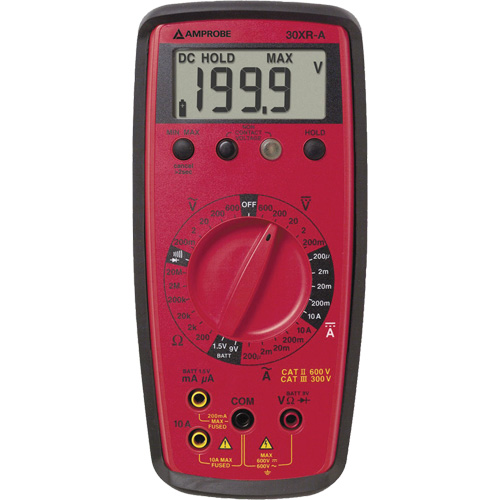 Multim&egrave;tre num&eacute;rique 30XR-A, Tension c.a./c.c., Courant c.a./c.c. Nuna Depot Inc.