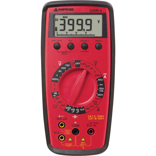 Multim&egrave;tre num&eacute;rique 33XR-A, Tension c.a./c.c., Courant c.a./c.c. Nuna Depot Inc.