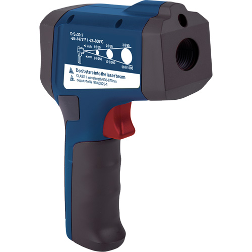Professional Infrared Thermometer, -26 - 1472° F ( -32 - 800° C ), 30:1, Adjustable Emmissivity Nuna Depot Inc.
