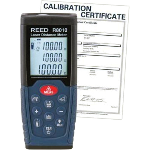 T&eacute;l&eacute;m&egrave;tre laser avec certificat de calibration, 1,92" - 328' (5 cm - 100 m) Gamme de mesure, Num&eacute;rique (&eacute;lectronique) Nuna Depot Inc.