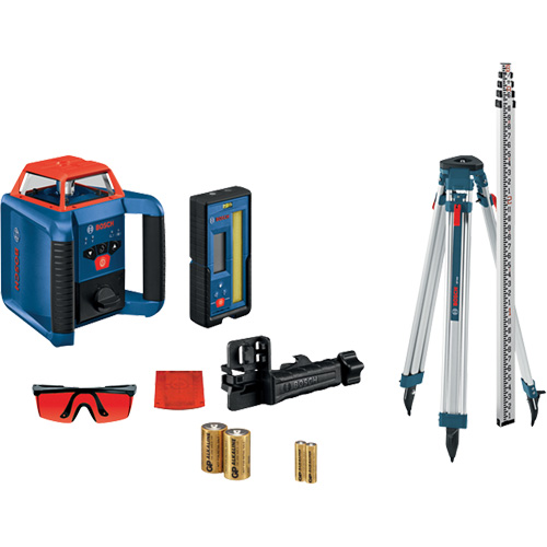 Revolve2000 Self-Leveling Horizontal Rotary Laser Kit, 2000' (609.6 m), 670 Nm Nuna Depot Inc.